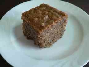 Slice of Karythopita - Walnut Cake