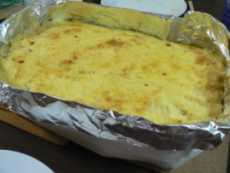 Pastitsio in Tray