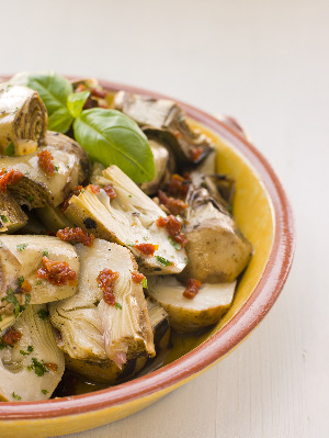 Plate of Artichoke Salad