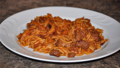 Greek Chicken with Orzo Yiouvetsi