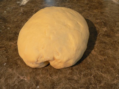 knead Greek Christmas bread