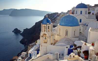 Greek Island Scene