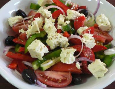 Greek Salad with Feta Cheese