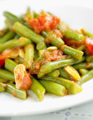 Greek Beans with Tomatoes