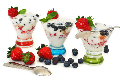 health yogurt berries