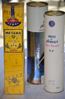 Greek Ouzo Bottles