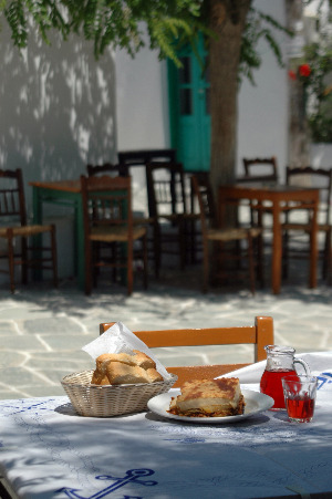 Greek Taverna with Wine