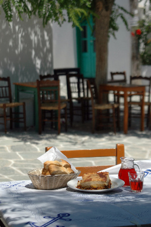 Greek 
Taverna with Wine