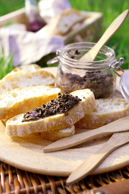 Olive Spread on Bread