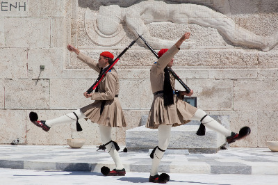 Greek Guards Syntagma Square Greece