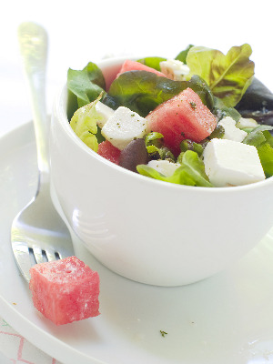 Watermelon and Feta Greek Salad